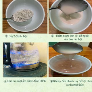 Tinh bột củ sen hữu cơ nguyên chất