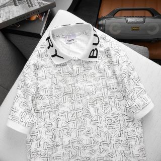 Áo polo BUBERRY chất cotton xịn, logo thêu