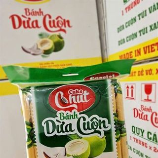 Bánh Dừa Cuộn (Thùng 24 túi x 240gr) (Thùng)