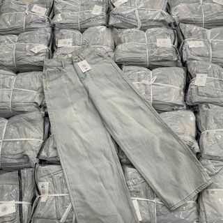 [SHOPPUMI] Quần jean bạc wash màu form suông dài SML Pumi