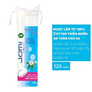 Bông Tẩy Trang JOMI Cotton Pad 100% Cotton Tự Nhiên Siêu Thấm, Siêu Mịn, Không Gây Xơ