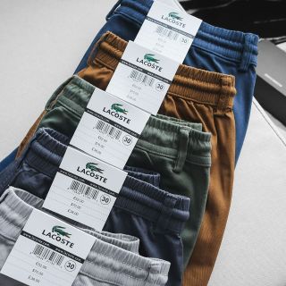 Quần short hộp nam Lacos logo cá sấu