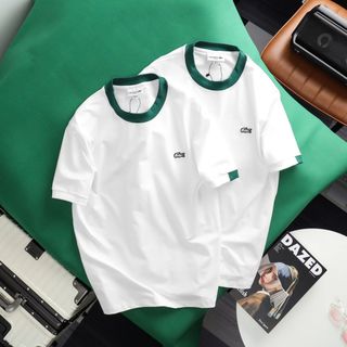 Áo TSHIRT Basic Lacos logo cá sấu, chất cotton