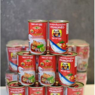 ￼Cá hộp 3 Cô Gái lon 155g ( thùng 100 lon)