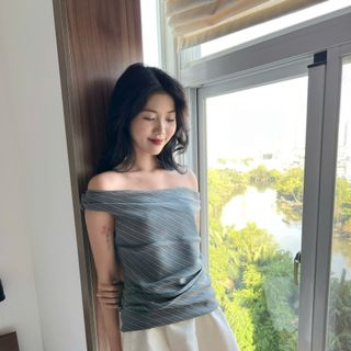 [SHOPPUMI] Quần short Gigal viền hoa lưng thun kéo khóa hông SML Pumi