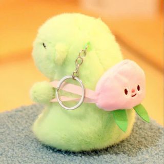 MÓC TREO CAPYBARA BALO HOA QUẢ (KHÓA VÀNG), về lố nâu và xanh
