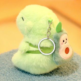 MÓC TREO CAPYBARA BALO HOA QUẢ (KHÓA VÀNG), về lố nâu và xanh