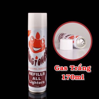 Bình gas 170ml màu trắng