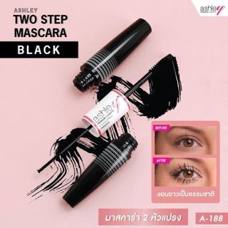 (A188) Mascara Chuốt Mi Ashley Premium A188 - 2 Đầu Mảnh Giúp Mi Cong Dày, Không Trôi, Không Lem - Thái Lan