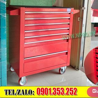 Tủ dụng cụ đồ nghề 7 ngăn phun sơn tĩnh điện bền màu, đẹp