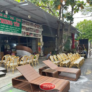 Giường tắm nắng nhựa giả mây ngoài trời cao cấp hàng đặt theo yêu cầu