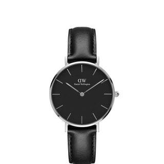 XẢ KHO ĐỒNG HỒ NỮ CAO CẤP DANIEL W PETITE MẶT ĐEN SIZE 28 MÁY MIYOTA