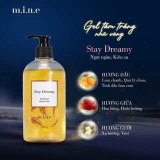 STAY DREAMY GEL TẮM NƯỚC HOA NHŨ VÀNG CỦA MINE CHAI 500GR