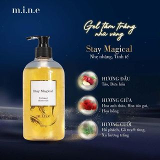 STAY MAGICAL GEL TẮM NƯỚC HOA NHŨ VÀNG CỦA MINE CHAI 500GR