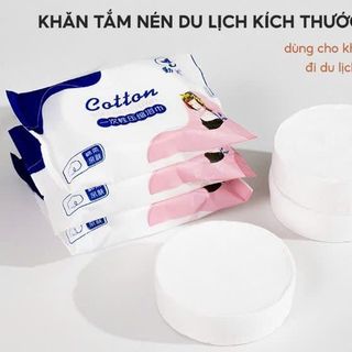 KHĂN NÉN DU LỊCH HÌNH CÔ GÁI 70 X 140CM