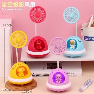 Quạt Tích Điện Đèn Quả Cầu