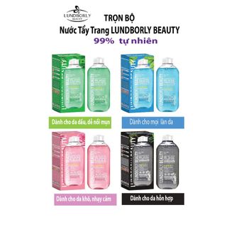 Nước Tẩy Trang LUNDBORLY BEAUTY 400ml - Dành Cho Mọi Loại Da