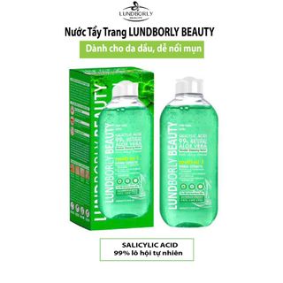 Nước Tẩy Trang LUNDBORLY BEAUTY 400ml - Dành Cho Mọi Loại Da