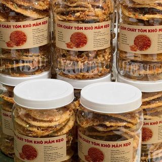 CƠM CHÁY TÔM KHÔ MẮM KẸO: ĐẬM ĐÀ HƯƠNG VỊ VIỆT 500G - WINNIE HOUSE