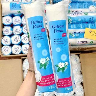 Bông Tẩy Trang JOMI Cotton Pad 100% Cotton Tự Nhiên Siêu Thấm, Siêu Mịn, Không Gây Xơ