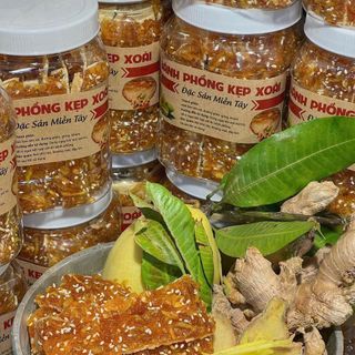 BÁNH PHỒNG KẸP XOÀI, ĐẬM ĐÀ HƯƠNG VỊ MIỀN TÂY 500G - WINNIE HOUSE