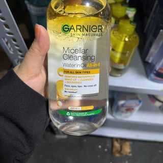 GARNIER Nước Tẩy Trang Micellar Cleansing Water 125ml XANH DƯƠNG