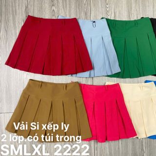 Váy 2 lớp si dây kéo lót polly sang xịn mịn Lót xịn lót đi máy ke không đường may thoải mái Size s m l xl Ri 2222 Tách nửa ri được