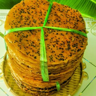 Bánh Đa tôm size 20cm, SL: 50cái