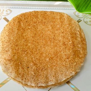 Bánh Đa mè vàng size 35cm, SL: 50cái
