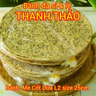 Bánh mè cốt dừa size 22cm(đã nướng chín), SL: 50cái