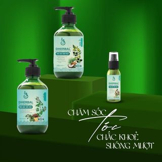 Combo dầu gội dưỡng Tóc DHerbal Hữu cơ