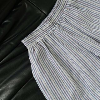 [SHOPPUMI] Quần short linen kẻ sọc lưng thun freesize Pumi