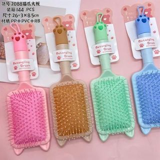 Lược Vuông Đệm Khí Tai Mèo (Thùng 144 Cái)