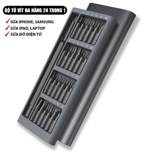 Bộ Tua Vít Mini Đa Năng 24 Chi Tiết Chất Liệu Thép HRC Cao Cấp Nhỏ Gọn, Sửa Chữa điện thoại