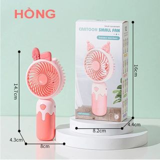 QUẠT SẠC TÍCH ĐIỆN CẦM TAY 3 MỨC GIÓ
