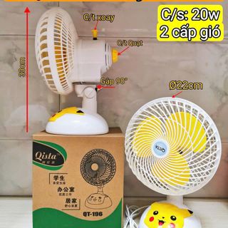 QUẠT ĐỂ BÀN HÌNH THÚ XOAY DÙNG ĐIỆN 220V