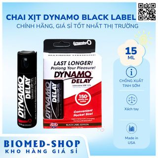 Chai xịt Dynamo Black Label 15ml