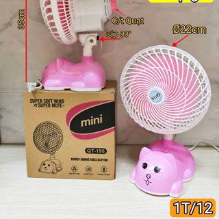 QUẠT ĐỂ BÀN HÌNH THÚ XOAY DÙNG ĐIỆN 220V
