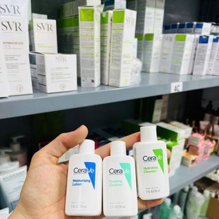 Sữa rửa mặt Cerave Foaming, Hydrating, SA Smoothing Cleanser cho da dầu mụn, khô, nhạy cảm 30ML, 88ML, 236ML, 473ML