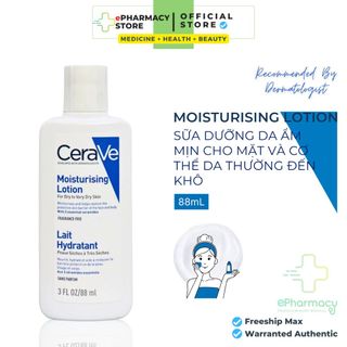 Sữa rửa mặt Cerave Foaming, Hydrating, SA Smoothing Cleanser cho da dầu mụn, khô, nhạy cảm 30ML, 88ML, 236ML, 473ML