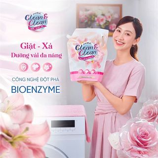 NƯỚC GIẶT XẢ CLEAN & CLEAN 3200ML – THƠM MÁT, AN TOÀN CHO DA