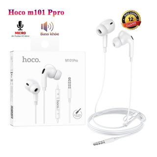 Tai nghe nhét tai hoco m101, m101 pro jack 3.5