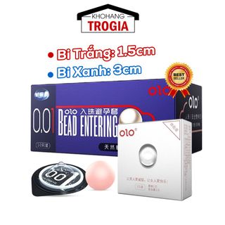 Bao Cao Su Olo Bi Giá Sỉ, Bcs Olo Bi Trắng Tăng 1.5cm, Olo Bi Xanh Tăng 3cm Tăng Khoái Cảm, Thiết Kế Siêu Mỏng, Cho Cảm Giác Chân Thực