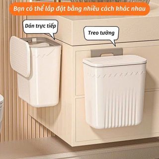 Thùng Đựng Rác Treo Có Nắp Size To