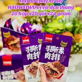 THỊT BÒ CHAY XÉ TAY HAOWEIWU – TREND ĂN VẶT HOT NHẤT GEN Z!