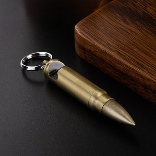 BẬT LỬA MÓC KHÓA DIÊM XĂNG KIÊM ĐỒ KHUI BIA HÌNH VIÊN ĐẠN - XÀI XĂNG