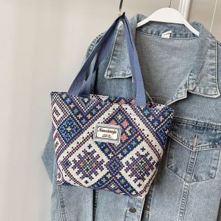 Túi đeo vai sz Nhỏ Túi xách Túi vải Túi Tote Túi lớp