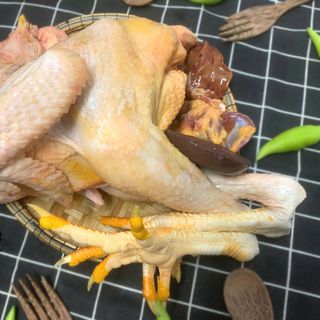 [ 2.2kg - 2.3kg/ con ] Gà ta nguyên con ( Gà đồi ) | Thịt nóng | Hàng làm sẵn sạch sẽ, tiện lợi | Thịt sạch, chất lượng | Cân ký
