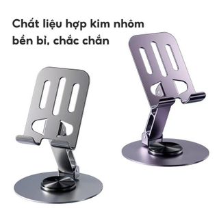 GIÁ ĐỠ ĐIỆN THOẠI KIM LOẠI XOAY 360 ĐỘ SỈ CHỈ TỪ 10C