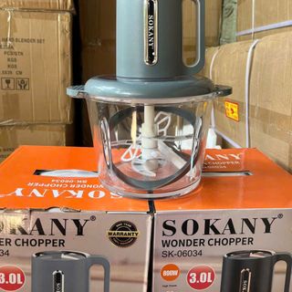Máy Xay Thịt Sokany Wonder Chopper SK-0602 Công Suất 800W 3L